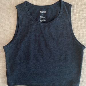 Girlfriend Collective - ReSet Super Crop in Midnight - Like New